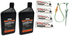 PWC Parts Co Yamaha gear lube kit with pump keeps Yamaha outboards lubricated for smooth twin maintenance.