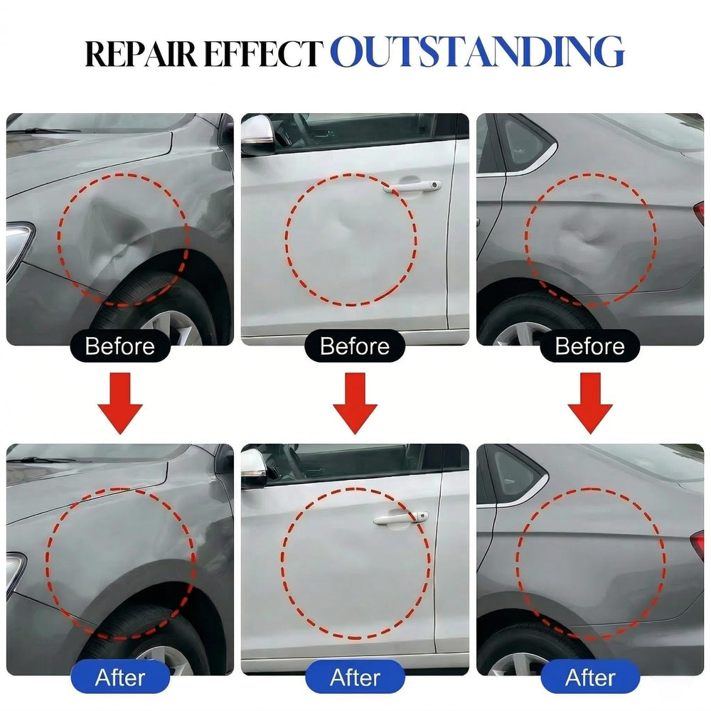 PXHTMPK car dent puller tool in use on a panel dent for quick repair.