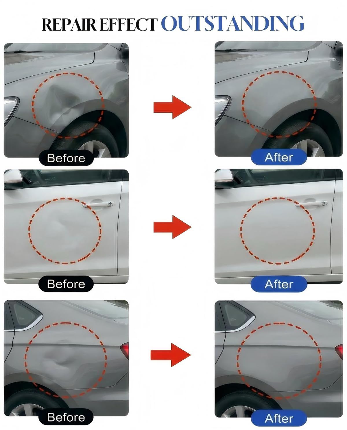 PXHTMPK dent lifter and bridge setup shown for precise pull on automotive dents
