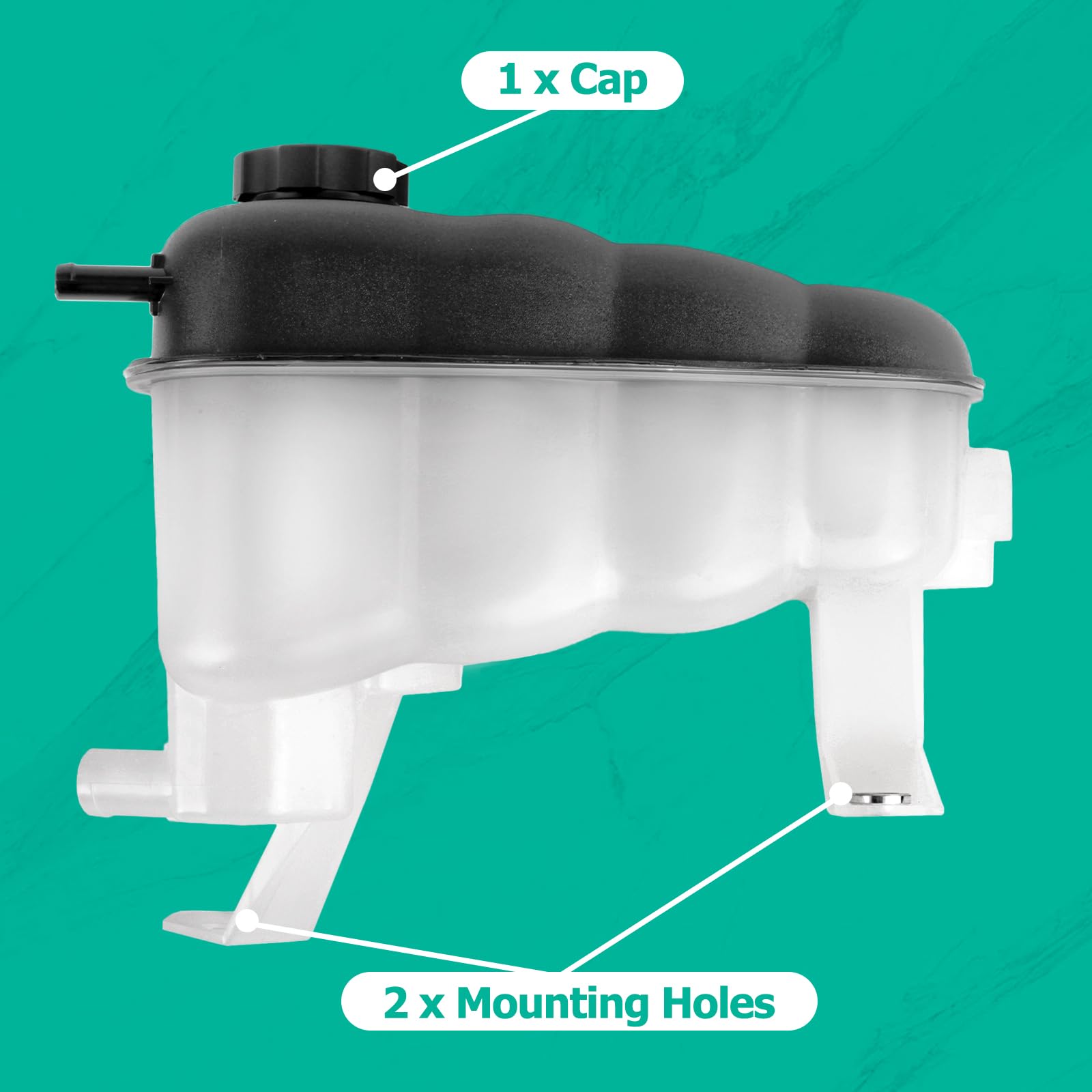 PYHAUTO 22870828 cap-included reservoir close-up showing durable material