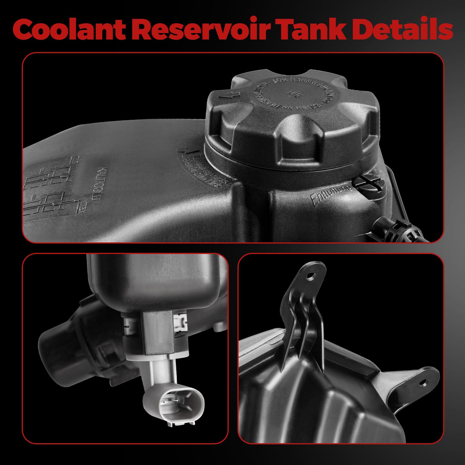 PyHAUTO engine coolant reservoir OEM design label highlights seamless BMW compatibility