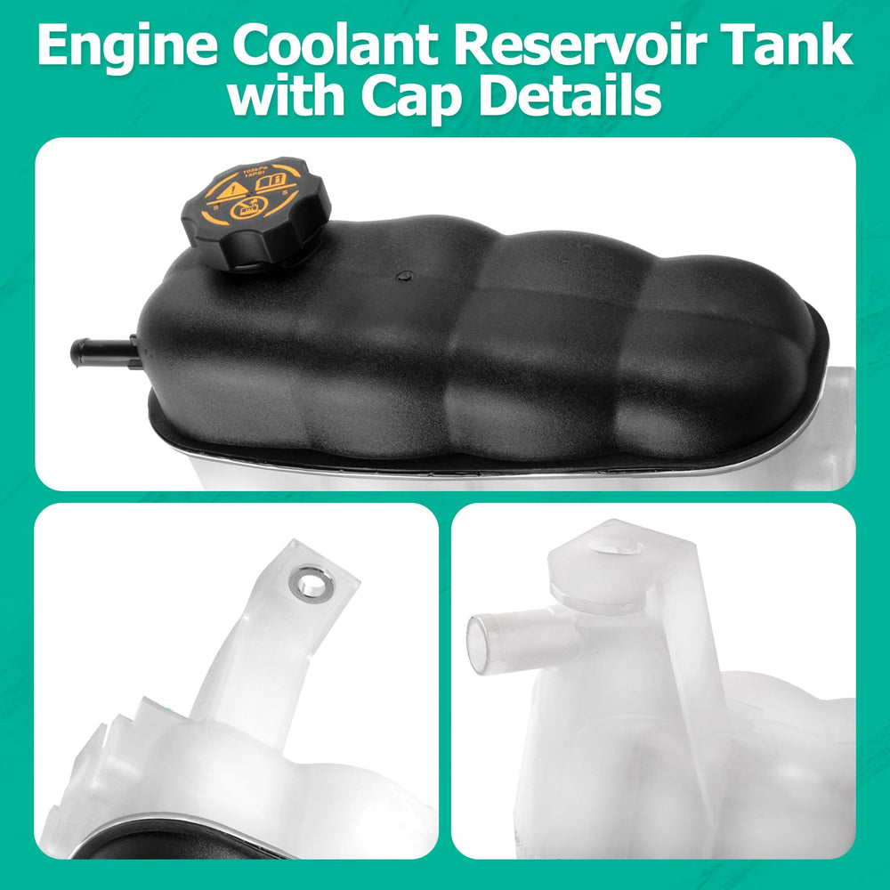 PYHAUTO reservoir with cap side view highlighting OEM design and fit