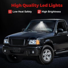 PYHAUTO Ranger dome light cover in-dash view for authentic fit.