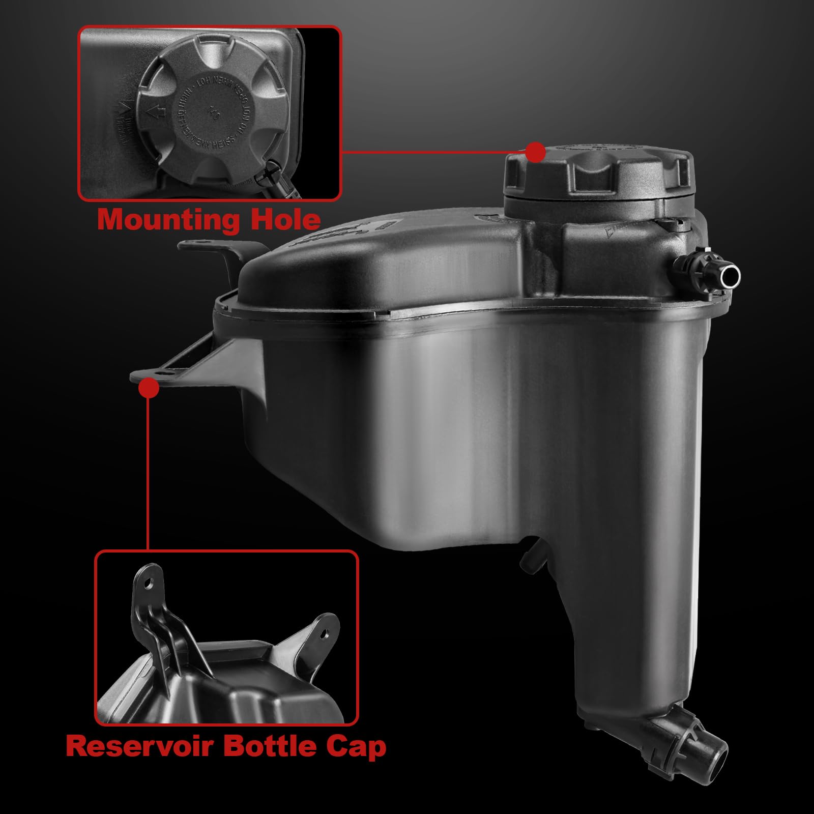 PyHAUTO reservoir cap closeup emphasizes secure sealing and reliable performance