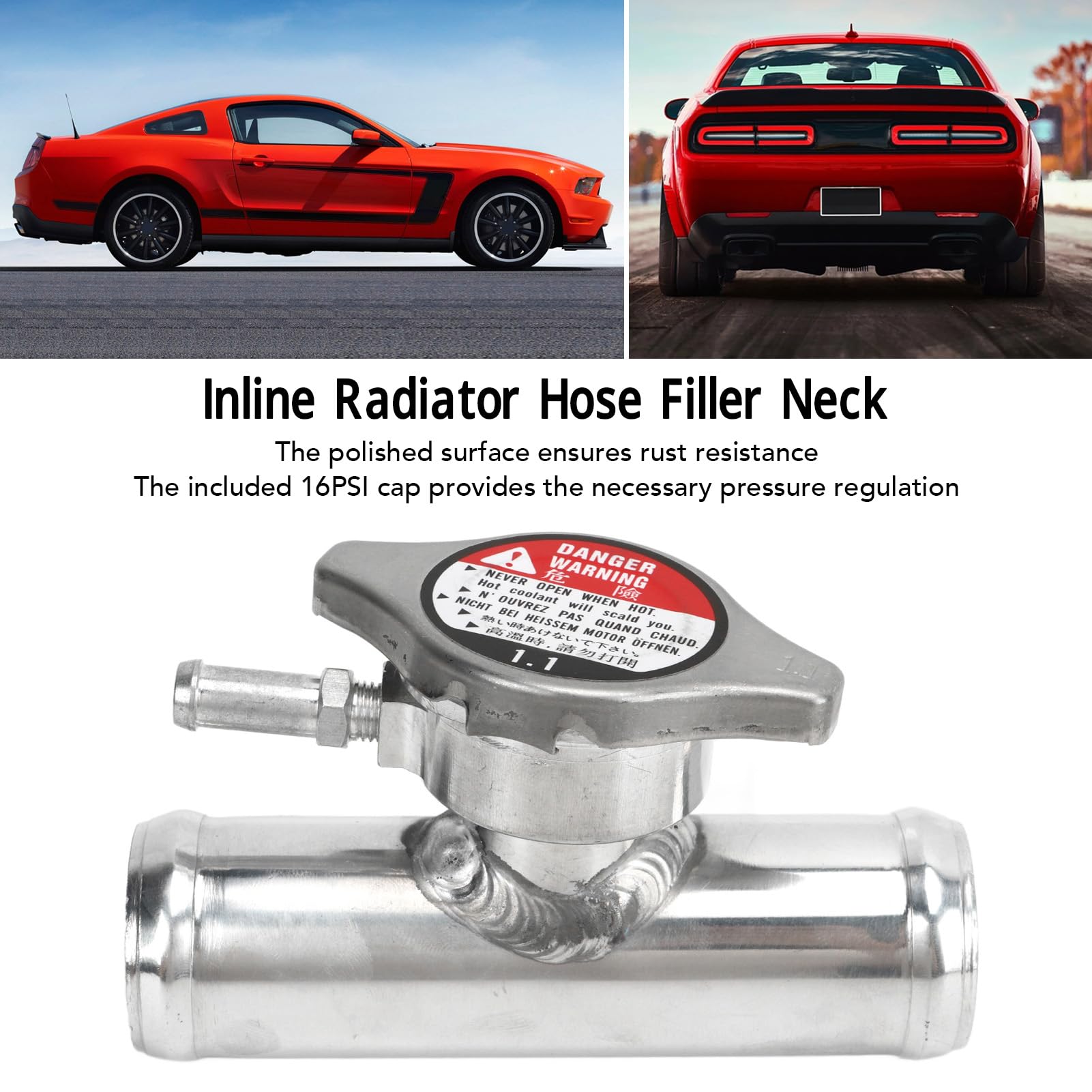 Weld-on compatibility for 32mm hoses in cars.