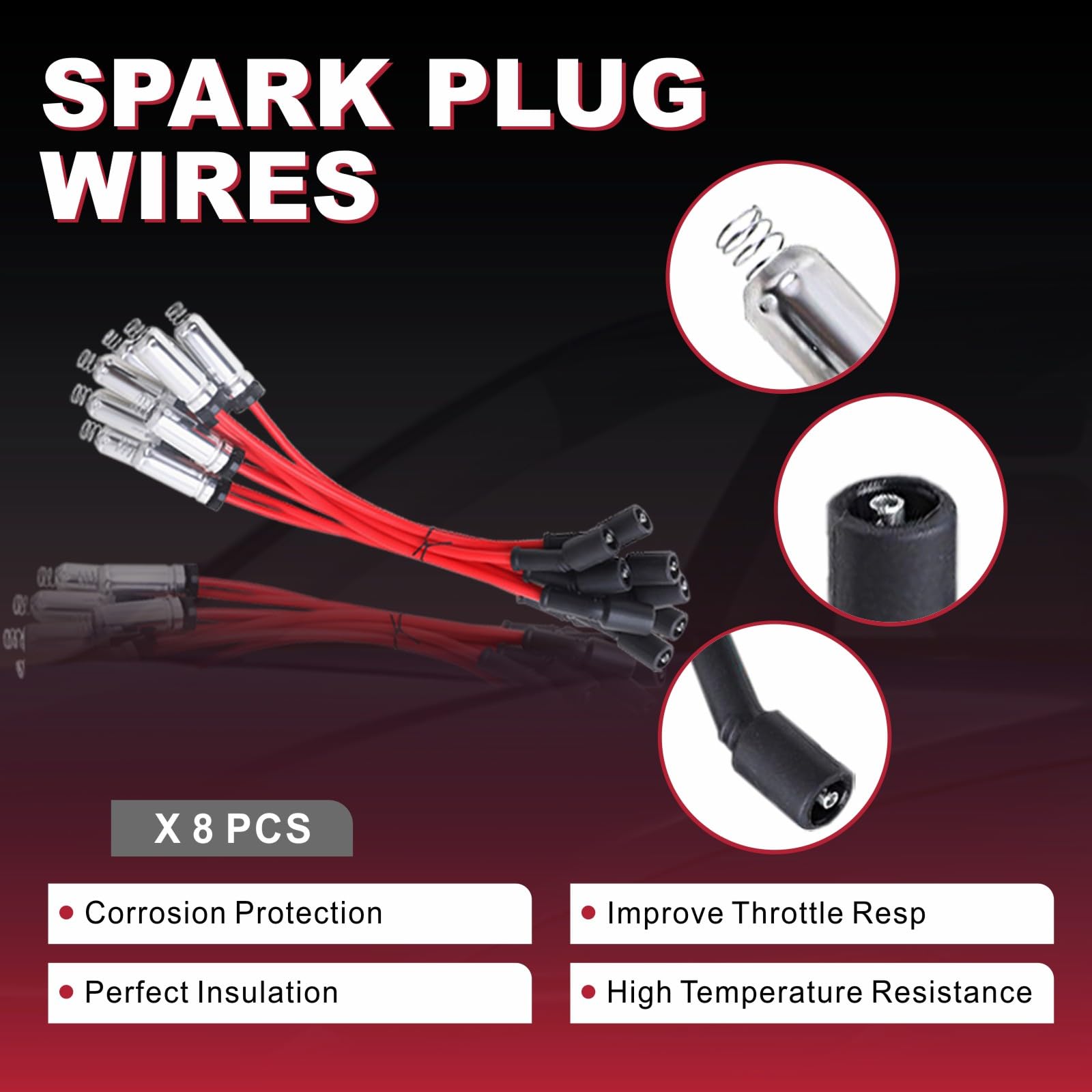 Pynccid UF413 red coil pack installed in engine bay for reliable start