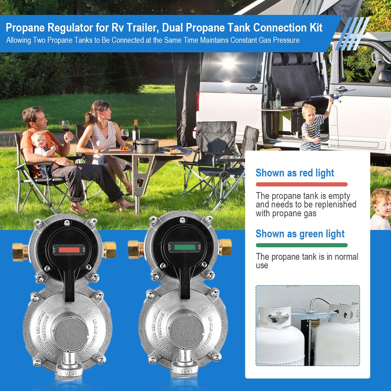 Brass regulator and fittings from PYXGLAQ for durable outdoor use