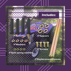 Qagea ultra-high-strength sleeves support reliable front suspension performance