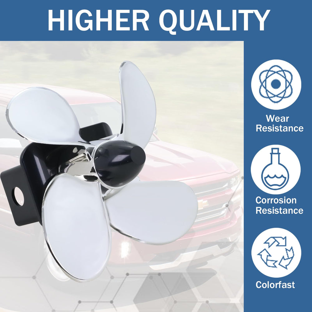 Qagea Class 3–5 compatible hitch cover enhances vehicle look