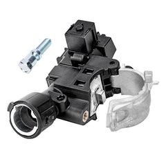 Qagea ignition lock housing with anti-theft bolt close-up view for secure steering column protection.