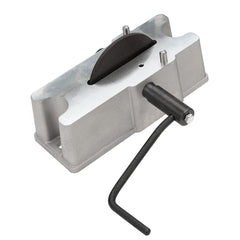 Qagea manual piston ring filer assembly with positioning pin for quick, accurate finishing
