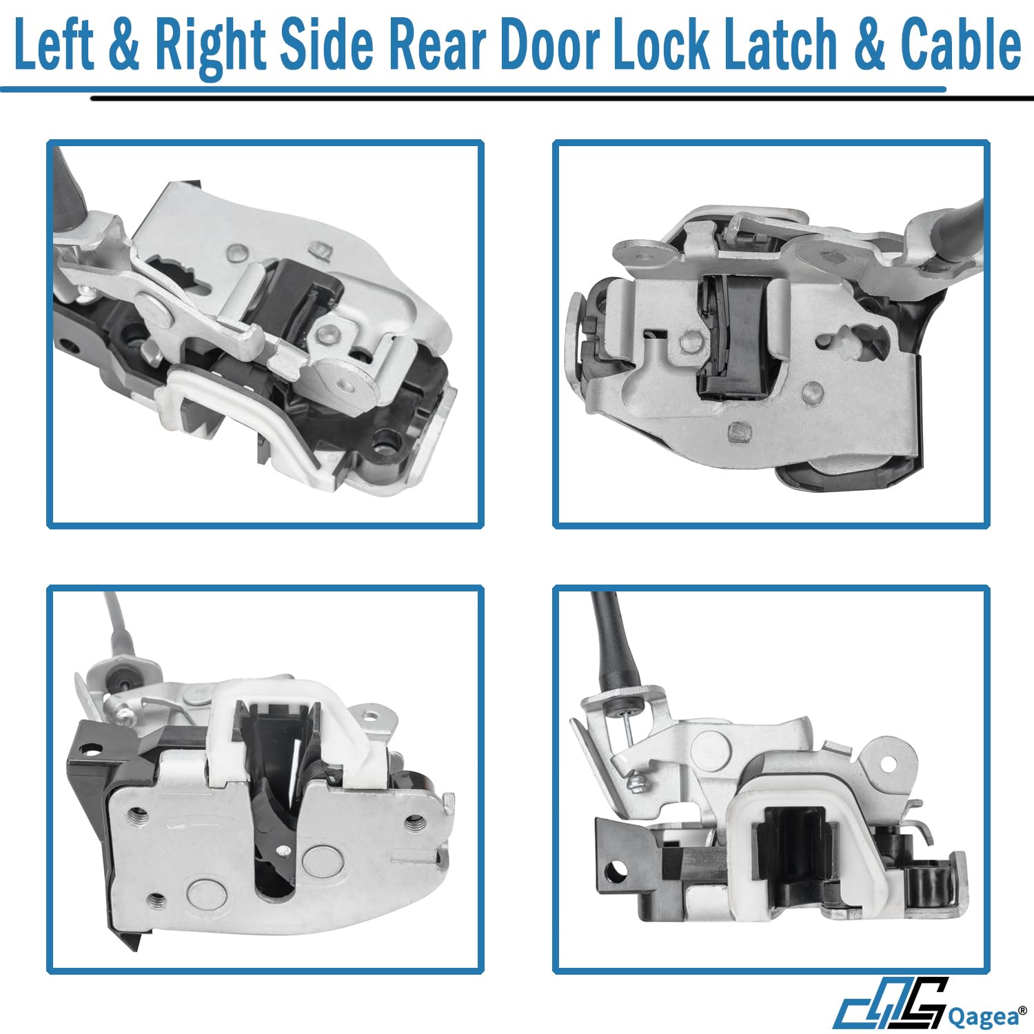 Qagea OEM replacement right rear door latch cable for Ford F-150, precise fit