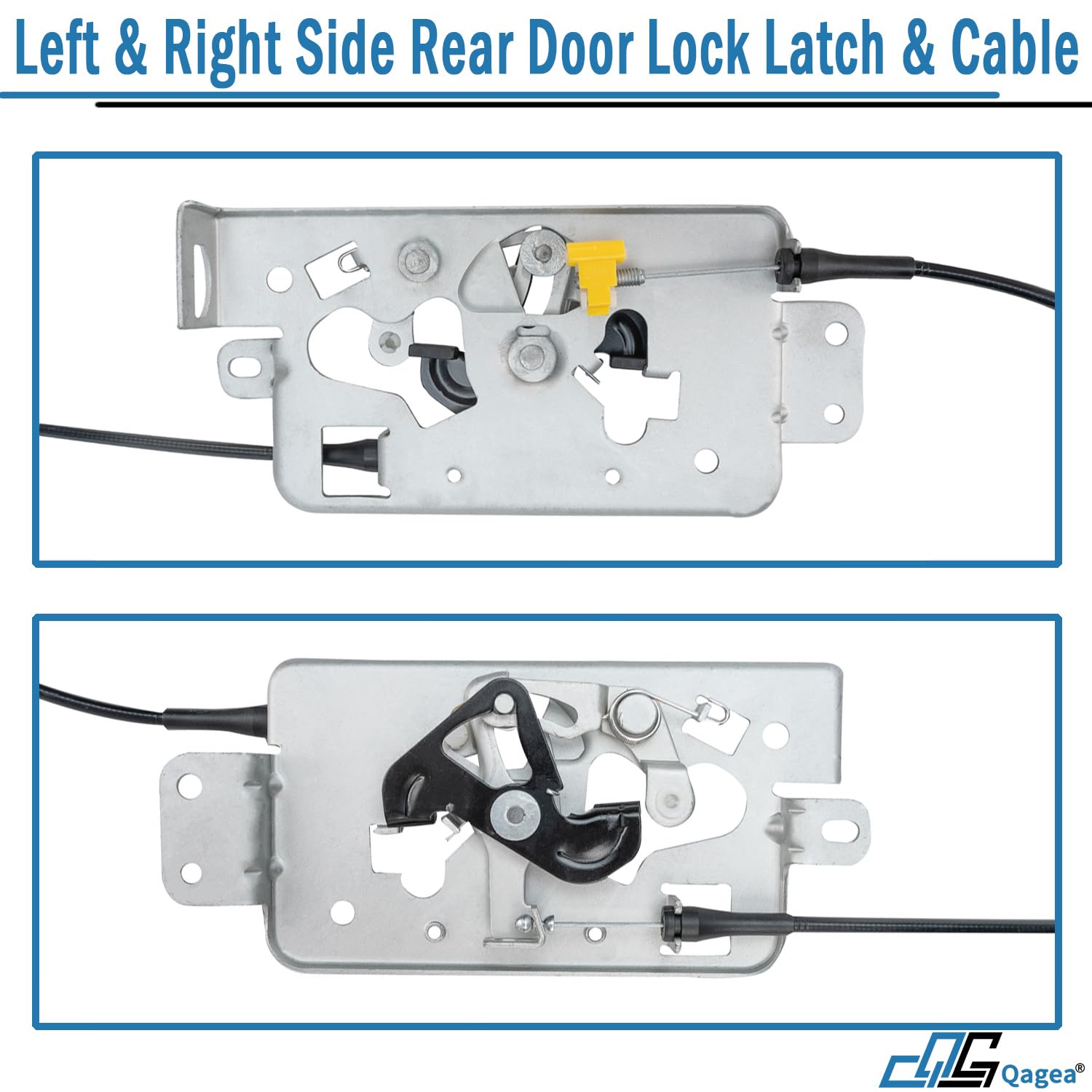 Qagea two-year warranty badge for rear door latch cable, reliable support