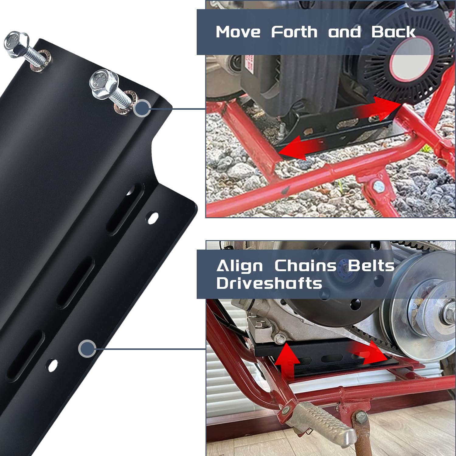 QASKEHKT Coleman CT200U mini bike riser plate boosts rear-wheel torque
