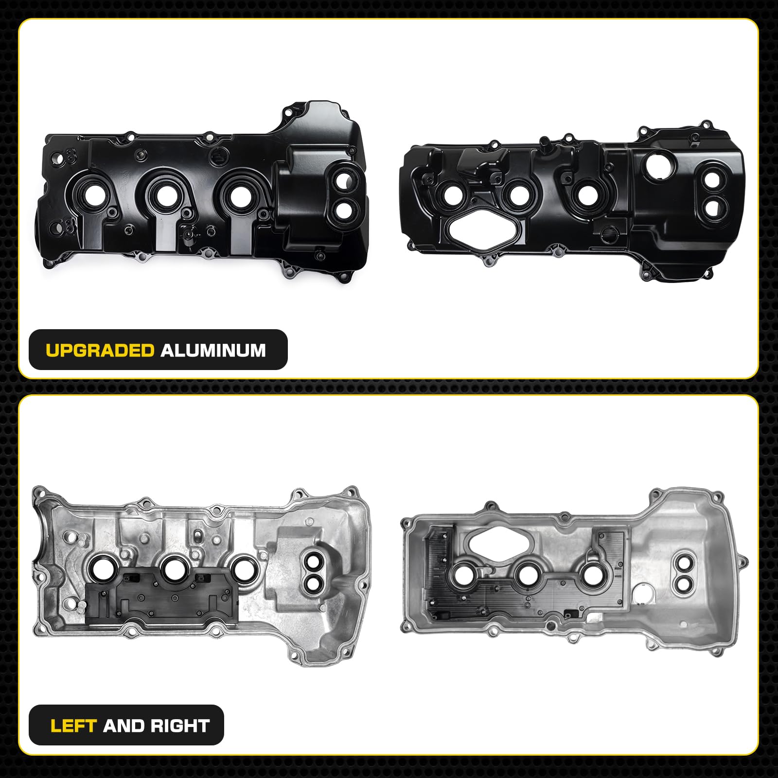 QBselecar package includes covers, gaskets, and bolts for easy replacement