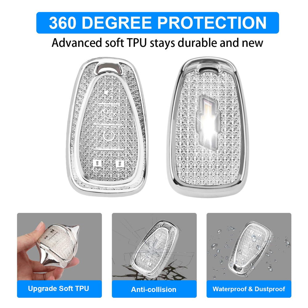 QBUC key fob cover with precise 1:1 button fit