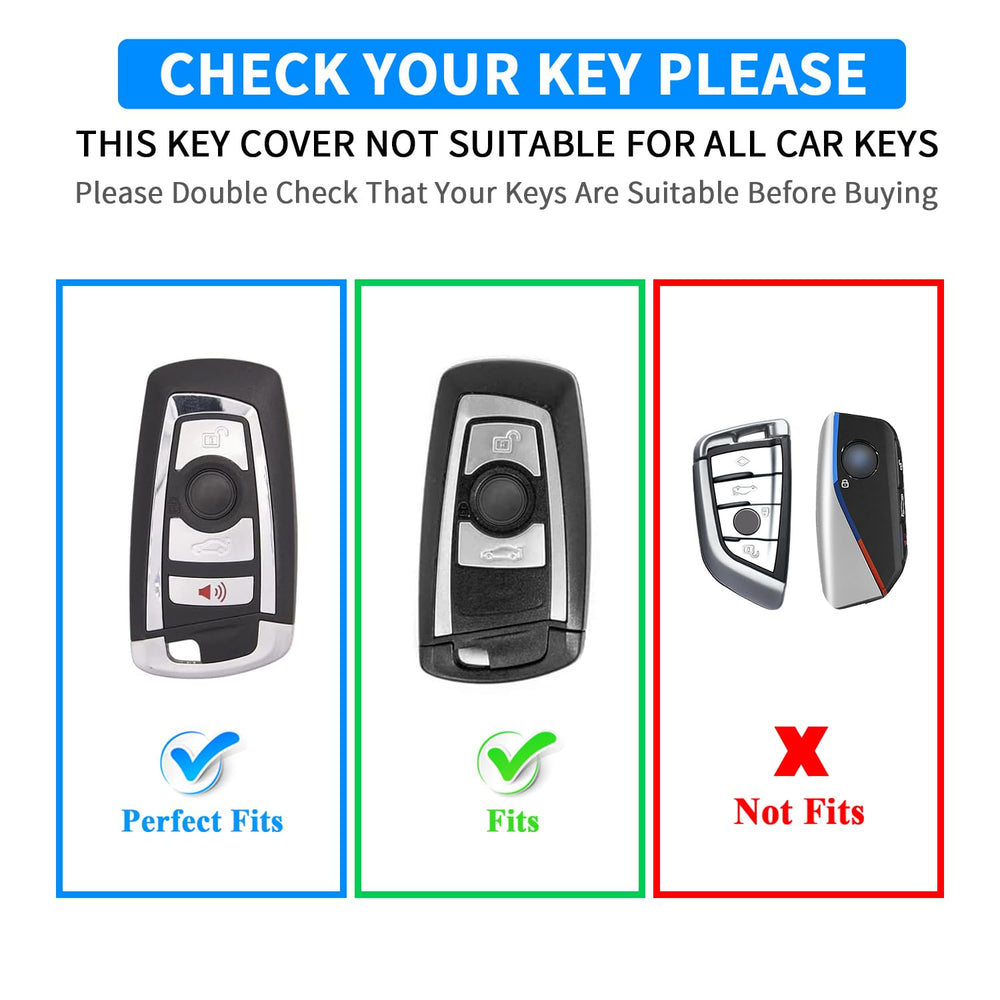 QBUC key fob cover shows 360-degree protection with silicone inner layer