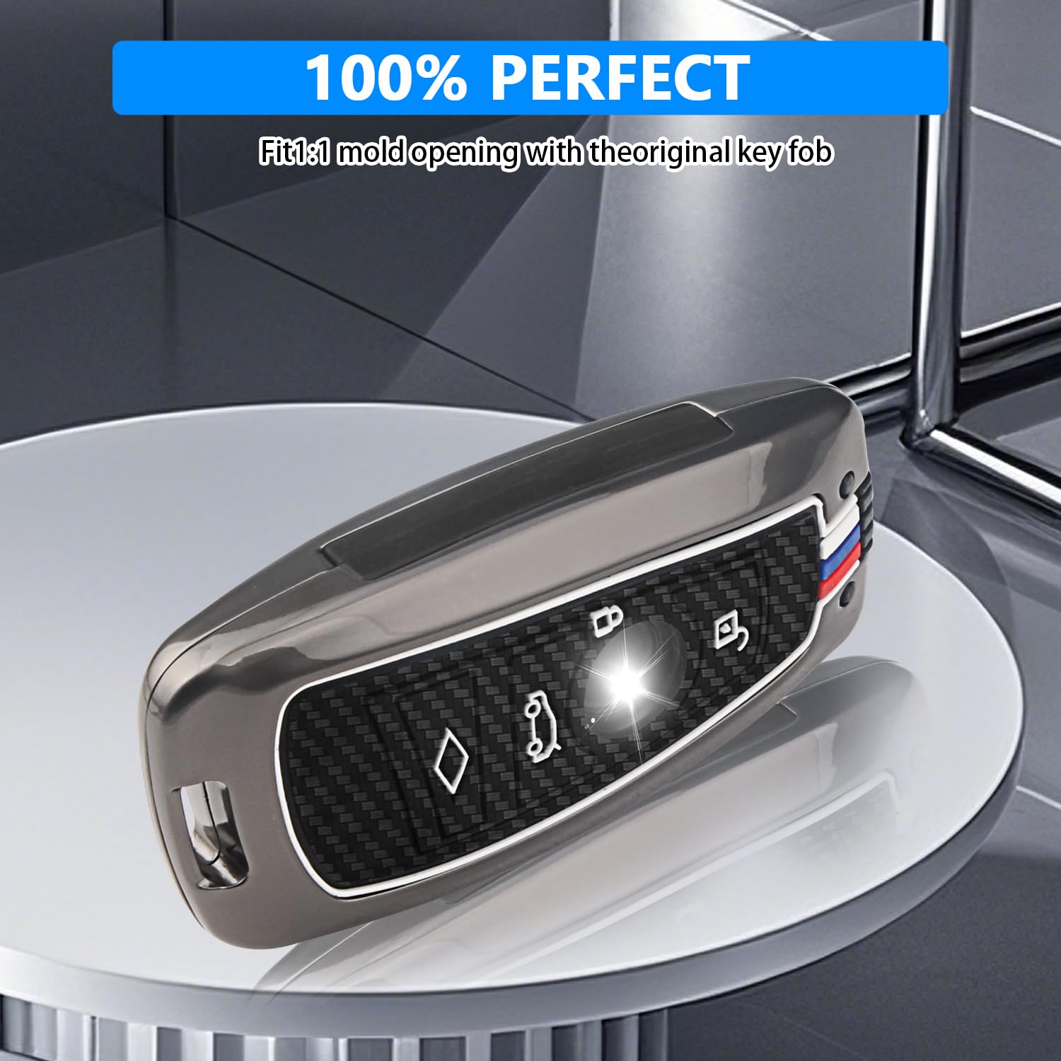 QBUC includes key chain and screwdriver for easy installation