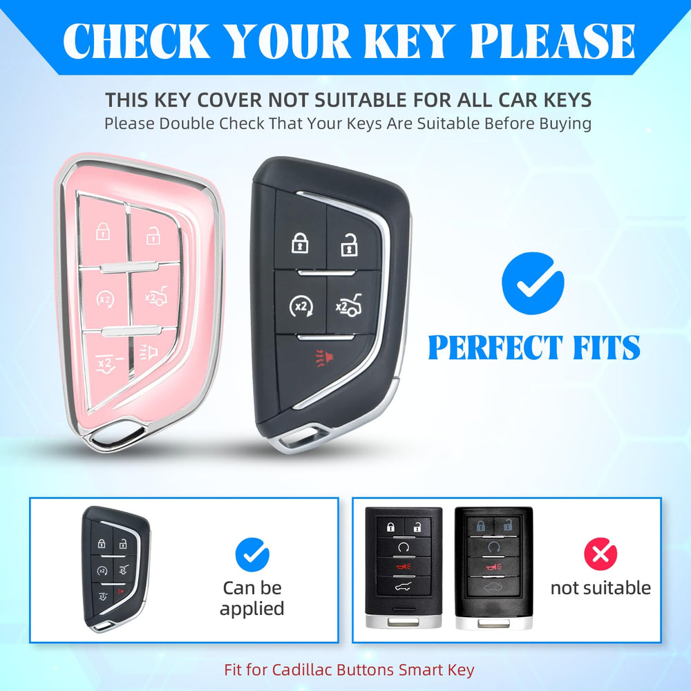Soft TPU key fob shell provides comfortable grip and durable protection.