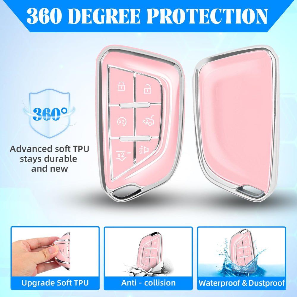 Full-body fob coverage guards against scratches and drops.