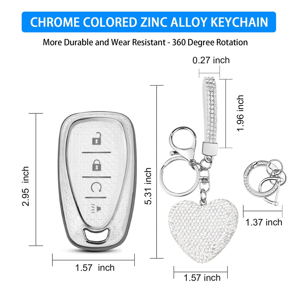 QBUC ultra-soft TPU key case feels comfortable and durable.