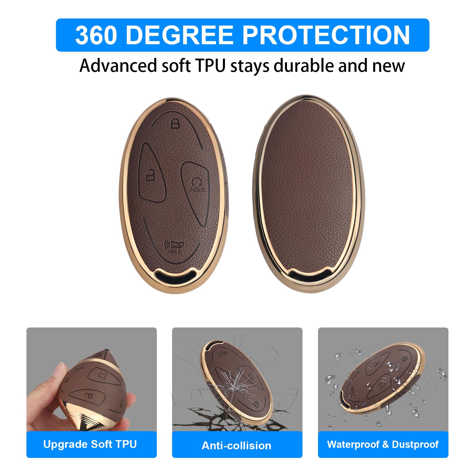 Includes key chain for easy attachment and a mini screwdriver for maintenance.
