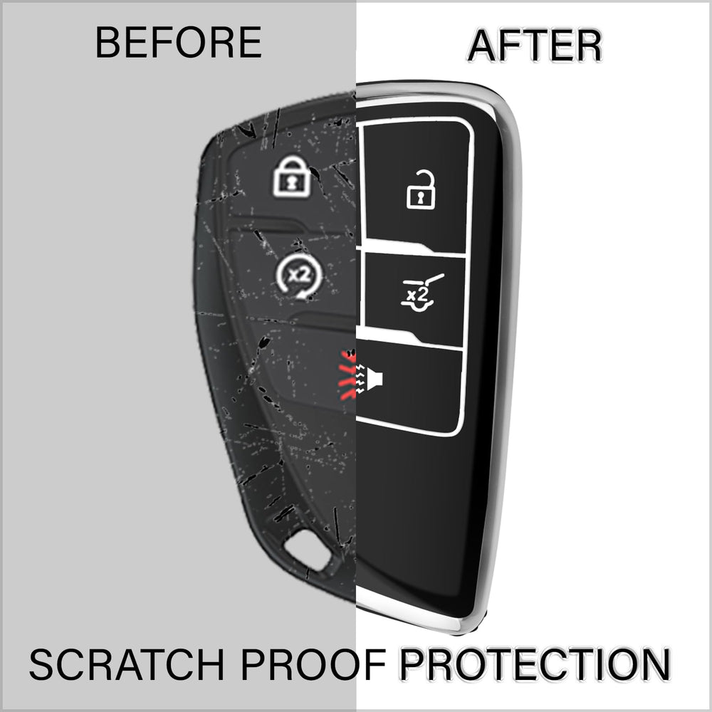 QBUC keychain attachment keeps your fob secure and easy to grab.