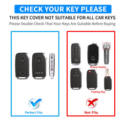 QBUC Kia K5 key fob cover soft TPU adds grip and comfort