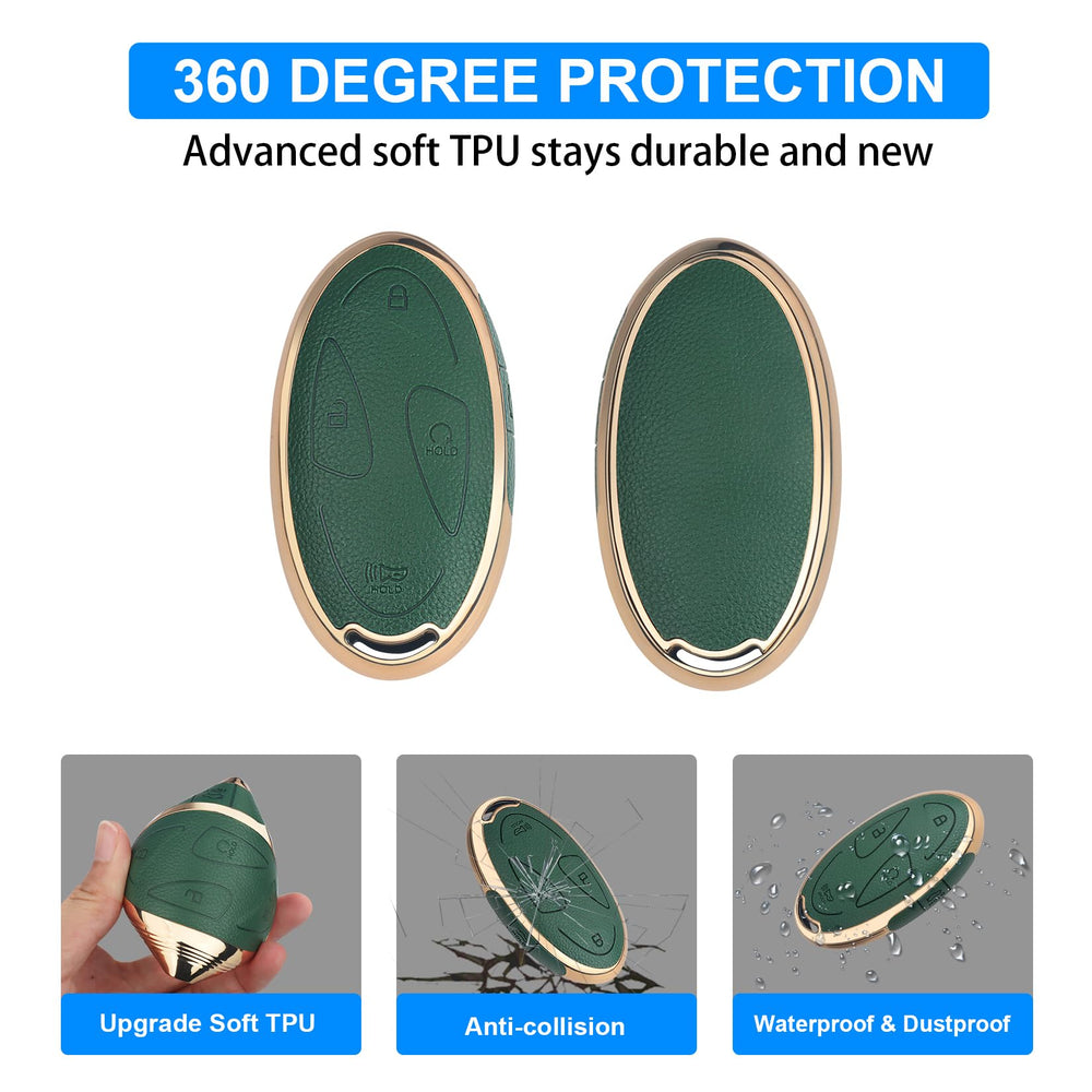 Premium materials with upper leather and soft TPU for durable grip and easy cleaning.