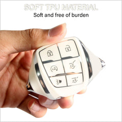 QBUC protection blocks dust and spills while keeping the fob slim