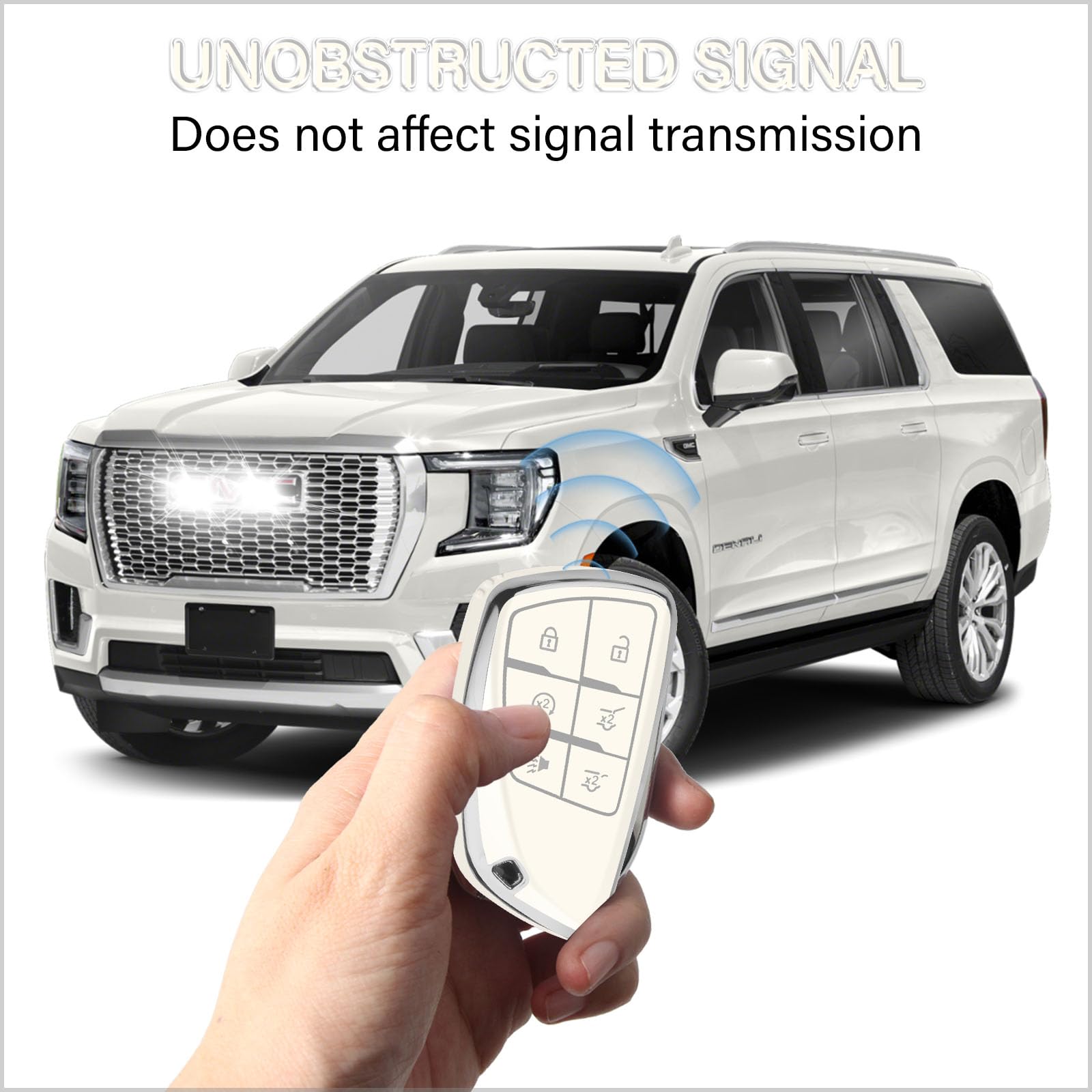 QBUC soft TPU grip improves daily handling and drop resistance