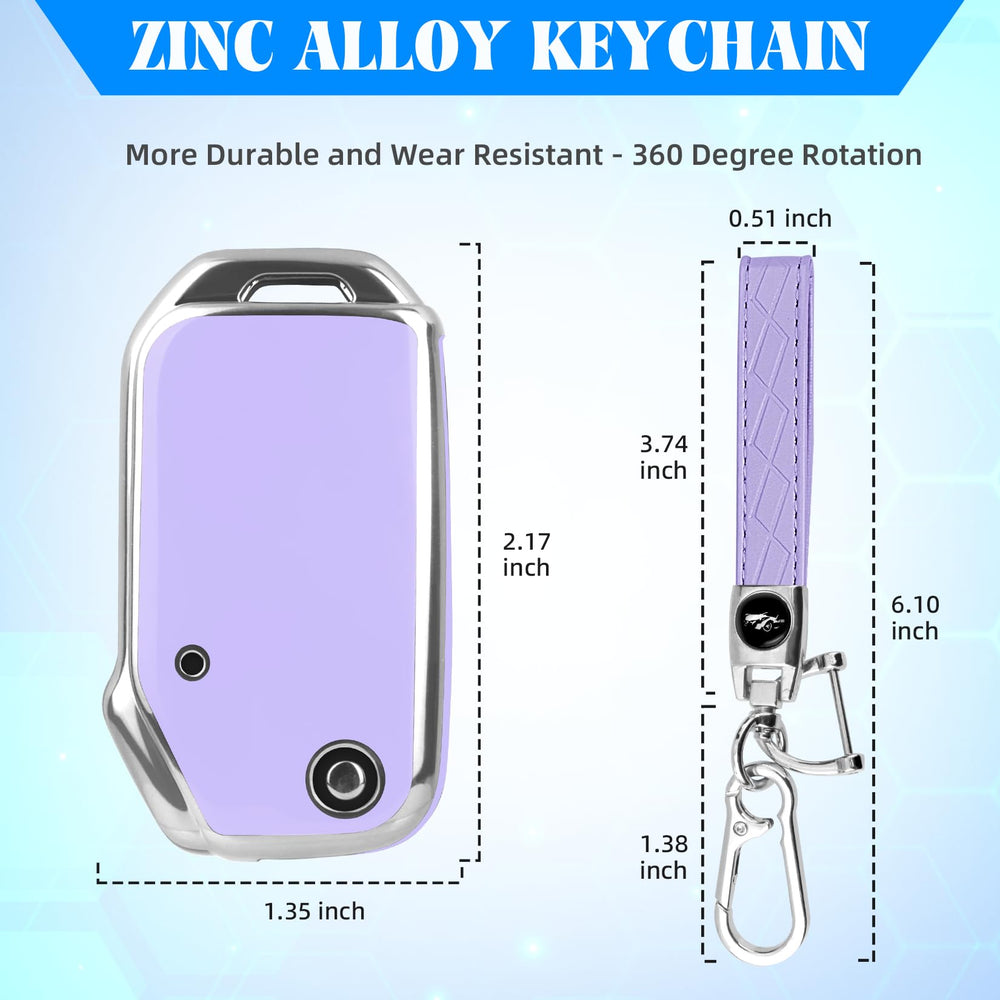 QBUC soft TPU key protector material offers slim protection without bulk