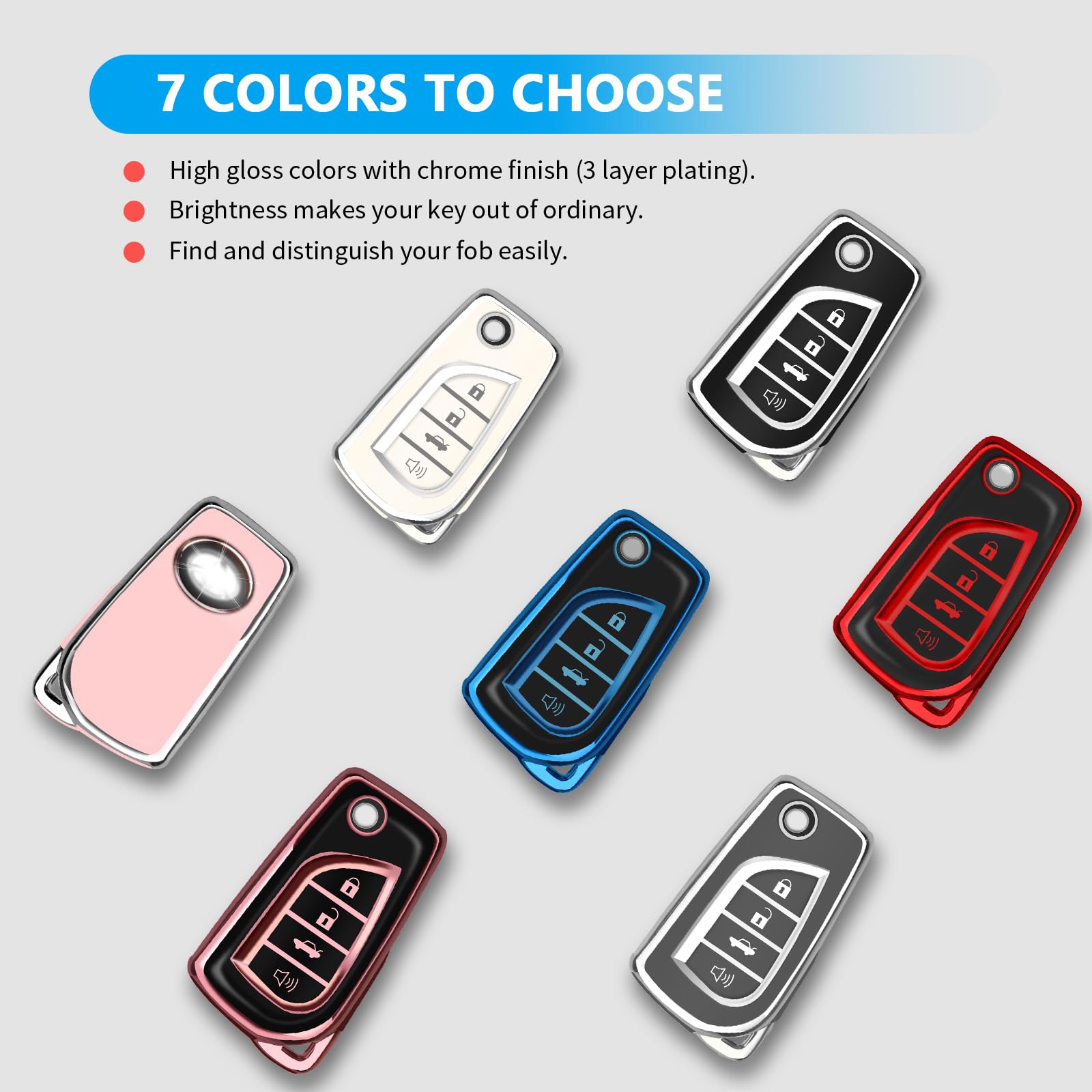 QBUC key fob cover makes a thoughtful gift for car lovers.