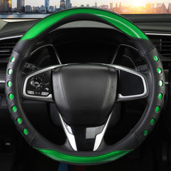 QCYP steering wheel cover highlighting anti-slip grip for confident control