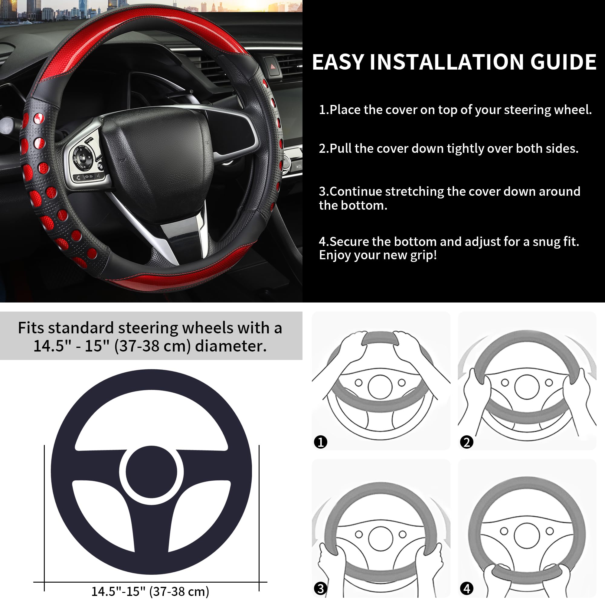 QCYP easy installation with 3 steps saves time and effort