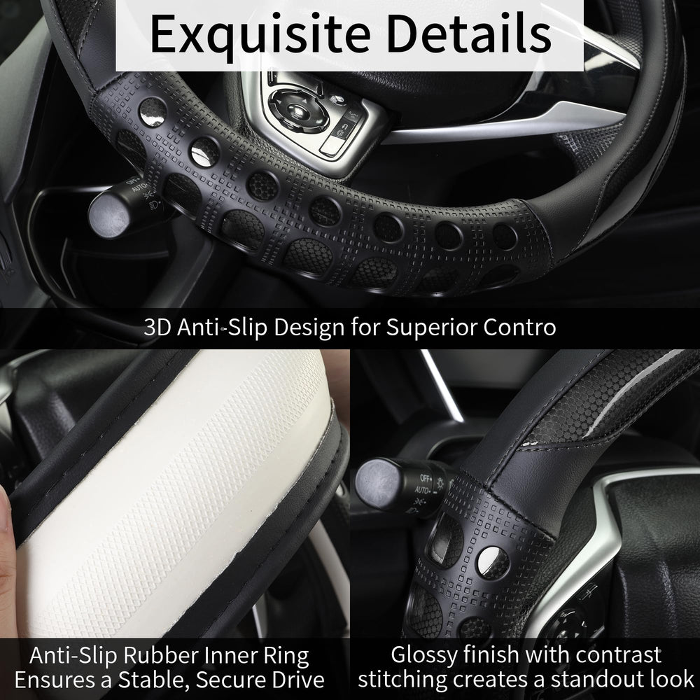 QCYP perforated breathable design helps keep hands dry while driving.
