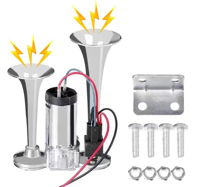 QDONGLAI 600DB horn trumpet for maximum loudness on busy roads