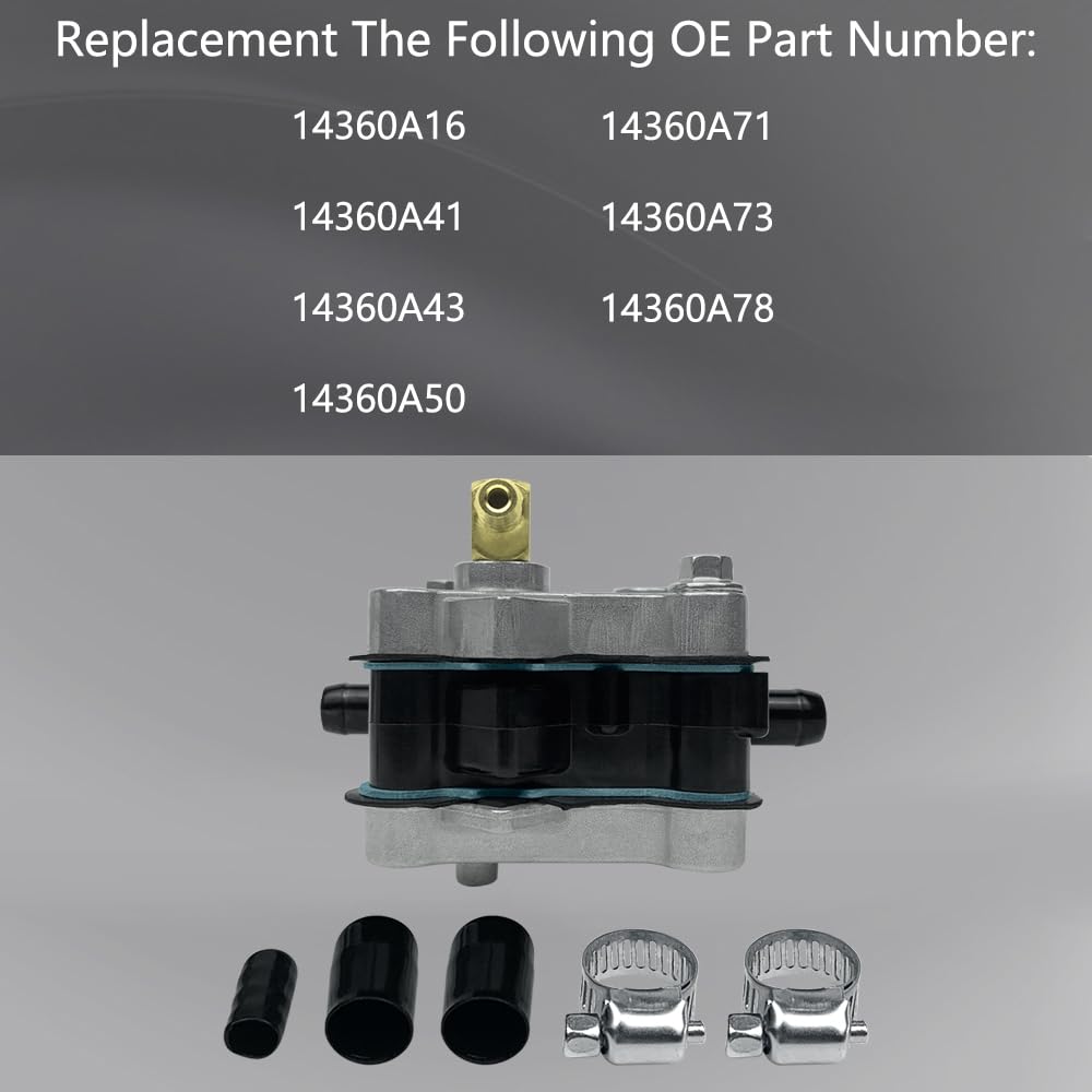 QFISH fuel pump 98766-C1 replacement part fits Mercury 2-stroke outboards clearly.