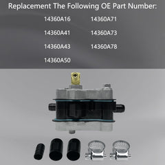 QFISH fuel pump 98766-C1 replacement part fits Mercury 2-stroke outboards clearly.