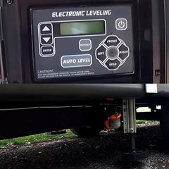 QHHR 421484 RV leveling system in use for stable travel.