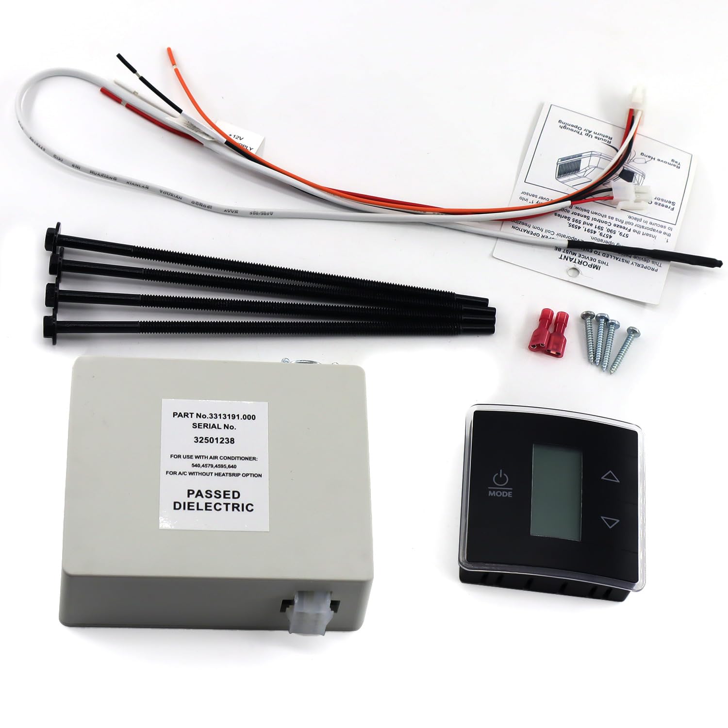QHHR installation-ready thermostat image showing straightforward RV setup
