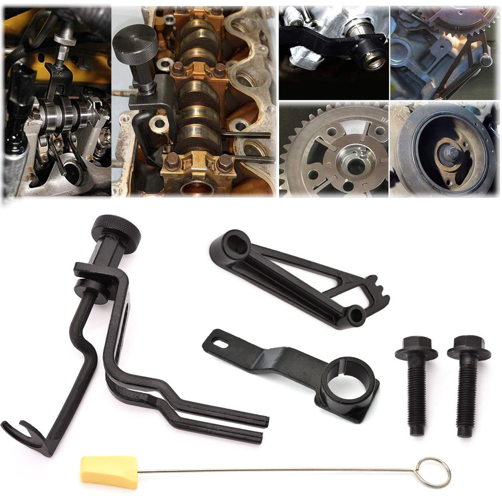 QHHR valve spring compressor kit for Ford 4.6L/5.4L/6.8L 3V engines enables safe spring compression.