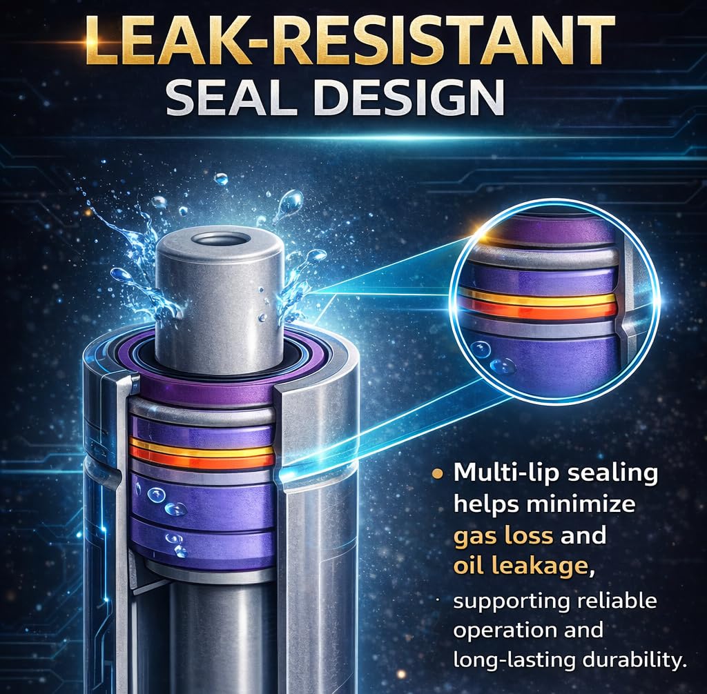 QiMox struts reduce closing effort for effortless trunk operation.