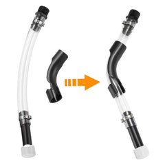QIANQIAN 5-gallon gas can with compatible cap and hose setup for racing gear.