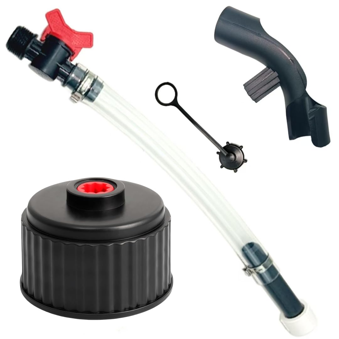 QIANQIAN gas can filler hose eases refills, reducing spills in tight receptacles.
