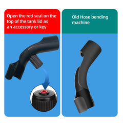 QIANQIAN racing fuel jug cap provides a tight seal to prevent leaks during transport.
