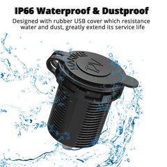 Qidoe dust-proof cap keeps dirt out and extends lifespan.