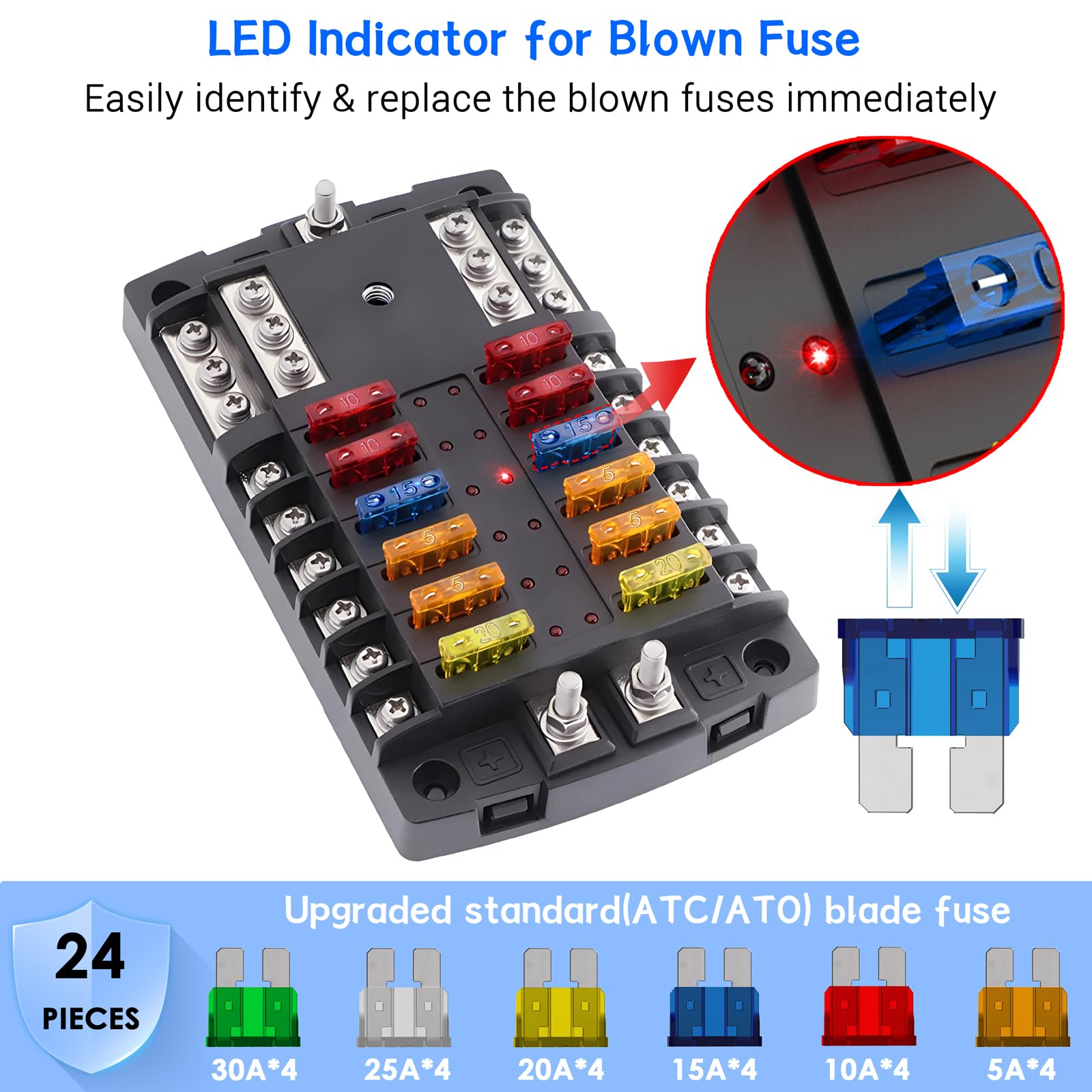 Qidoe negative busbar layout for clean circuit organization.