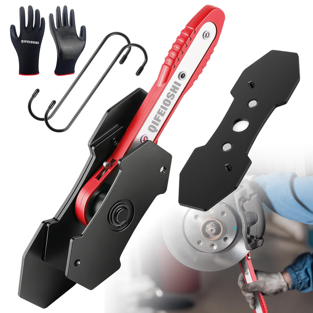 QIFEIOSHI brake caliper tool in action for quicker pad retraction