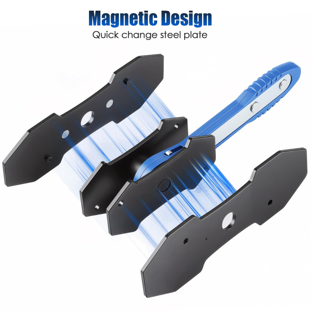 QIFEIOSHI brake caliper tool with two clamping plates enables compatibility with multiple calipers.